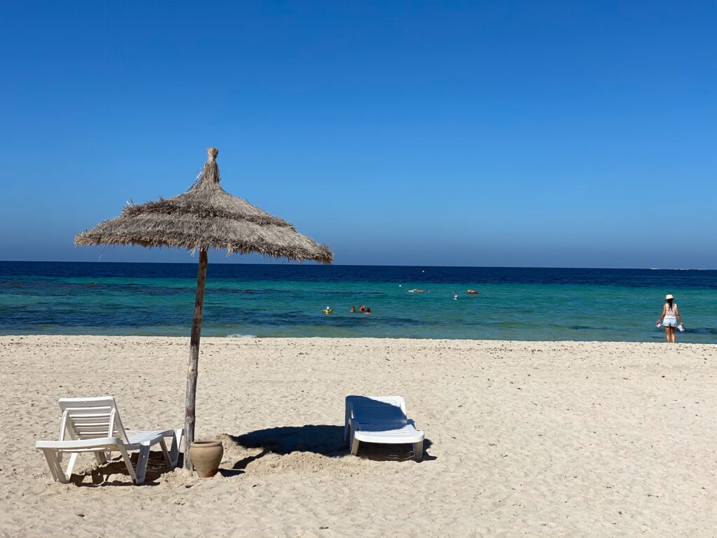 Tunisko pláž