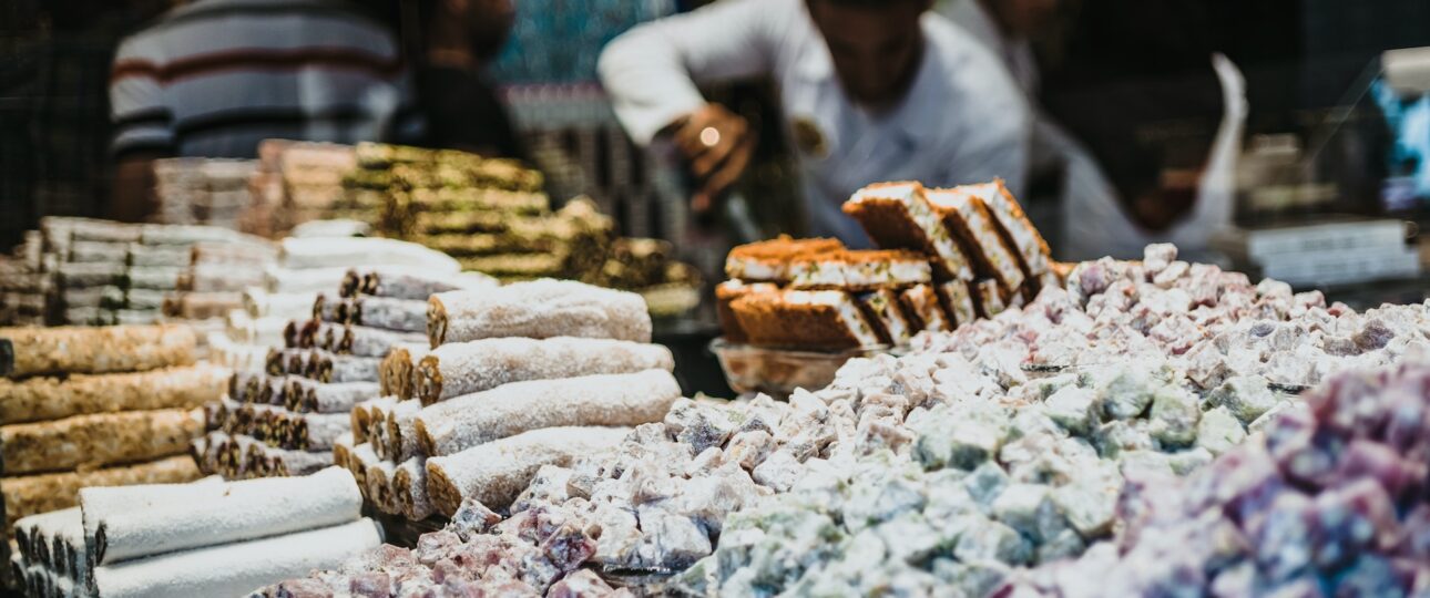 Tunisko stánek jídlo