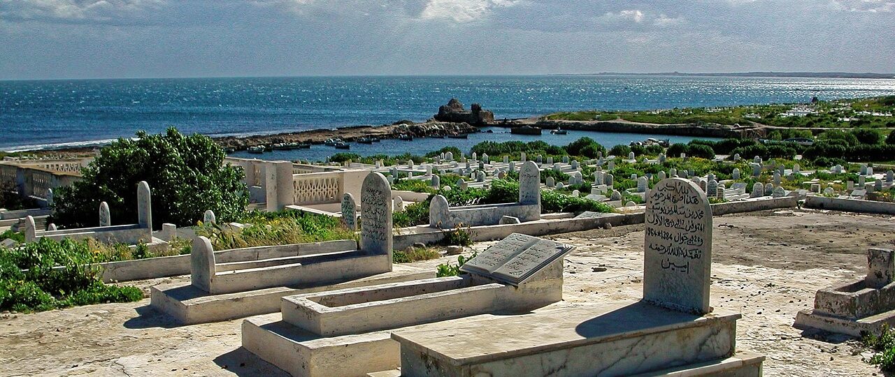 Mahdia Tunisko hřbitov